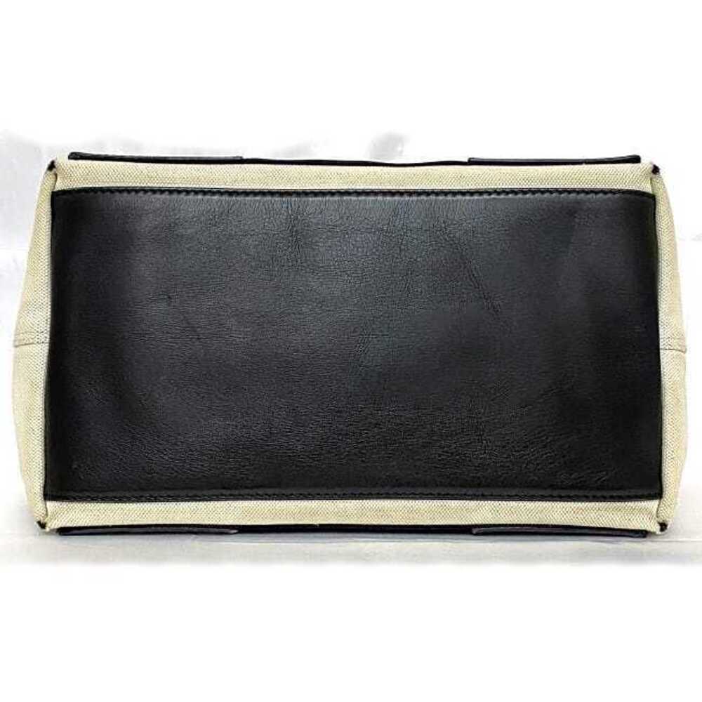 Balenciaga Tote Bag Cabas Pouch Canvas Leather Logo Classic School Business High - Picture 4 of 8
